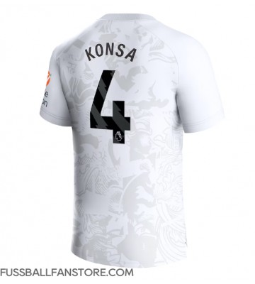Aston Villa Ezri Konsa #4 Replik Auswärtstrikot 2023-24 Kurzarm